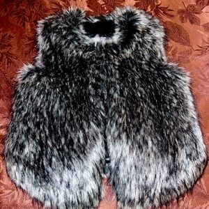 Vince faux fur vest